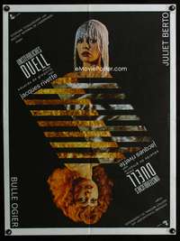 a164 DUELLE German movie poster '76 Juliet Berto, French fantasy!