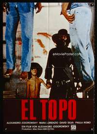 a165 EL TOPO German movie poster '74 Jodorowsky cult classic!