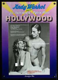 a182 HEAT German movie poster '72 Andy Warhol,Joe Dallesandro,Miles