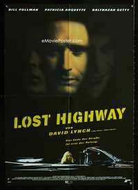 a200 LOST HIGHWAY German movie poster '97 David Lynch, Bill Pullman