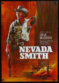 a211 NEVADA SMITH German movie poster R70s Steve McQueen, Karl Malden