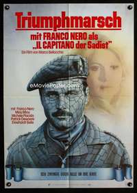 a257 VICTORY MARCH German movie poster '76 Franco Nero, Sickert art!