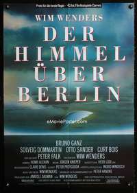 a266 WINGS OF DESIRE German movie poster '87 Wenders, Sakerts art!