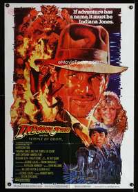 a054 INDIANA JONES & THE TEMPLE OF DOOM Lebanese movie poster '84 Ford