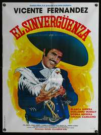 a333 EL SINVERGUENZA Mexican movie poster '84 Fernandez