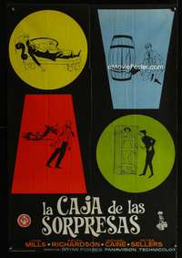 a322 WRONG BOX Spanish movie poster '66 Michael Caine, Bryan Forbes