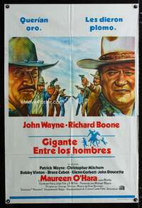 a044 BIG JAKE Argentinean movie poster R75 John Wayne, Richard Boone