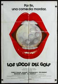 a064 CADDYSHACK South American movie poster '80 Chevy Chase, Murray
