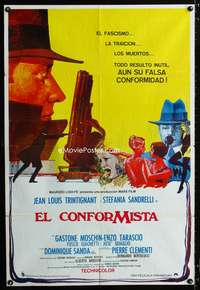 a065 CONFORMIST South American movie poster '71 Bernardo Bertolucci