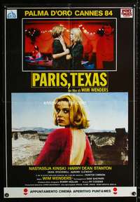a301 PARIS TEXAS Spanish movie poster '84 Wenders, Nastassja Kinski