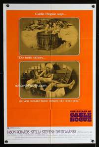 b069 BALLAD OF CABLE HOGUE one-sheet movie poster '70 Sam Peckinpah