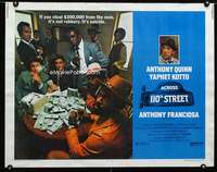 d016 ACROSS 110th STREET half-sheet movie poster '72 Anthony Quinn, Kotto