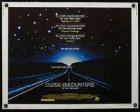 d122 CLOSE ENCOUNTERS OF THE THIRD KIND half-sheet movie poster '77