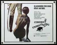 d127 CONDUCT UNBECOMING half-sheet movie poster '75 Susannah & Michael York