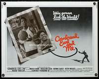 d128 CORNBREAD, EARL & ME half-sheet movie poster '75 basketball!