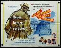 d145 DAY THEY ROBBED THE BANK OF ENGLAND half-sheet movie poster '60