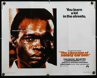 d175 EDUCATION OF SONNY CARSON half-sheet movie poster '74 Michael Campus