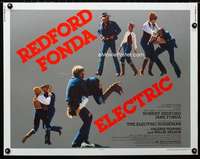 d178 ELECTRIC HORSEMAN half-sheet movie poster '79 Robert Redford, Fonda