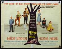d278 HOME FROM THE HILL half-sheet movie poster '60 Robert Mitchum, Parker