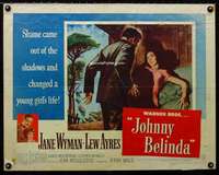 d319 JOHNNY BELINDA half-sheet movie poster '48 Jane Wyman, Lew Ayres