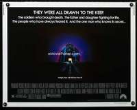 d329 KEEP half-sheet movie poster '83 Michael Mann, Scott Glenn, horror!