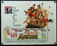 d344 LAST TIME I SAW ARCHIE half-sheet movie poster '61 Robert Mitchum