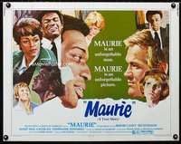 d391 MAURIE half-sheet movie poster '73 Maurice Stokes basketball bio!