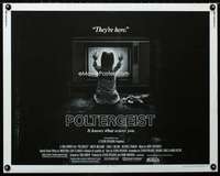 d476 POLTERGEIST half-sheet movie poster '82 Tobe Hooper, They're here!