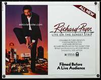 d511 RICHARD PRYOR LIVE ON THE SUNSET STRIP half-sheet movie poster '82
