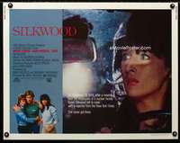 d558 SILKWOOD half-sheet movie poster '83 Meryl Streep, Cher, Kurt Russell