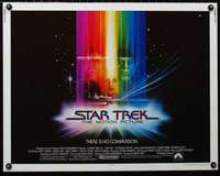 d591 STAR TREK half-sheet movie poster '79 Shatner, Nimoy, Bob Peak art!