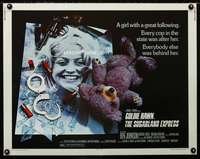 d601 SUGARLAND EXPRESS half-sheet movie poster '74 Spielberg, Goldie Hawn