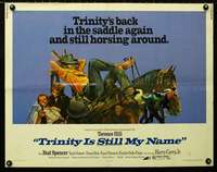 d652 TRINITY IS STILL MY NAME half-sheet movie poster '72 Terence Hill