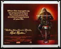 d696 WHEN YOU COMIN' BACK RED RYDER half-sheet movie poster '79 Katselas