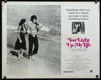 d728 YOU LIGHT UP MY LIFE half-sheet movie poster '77 Didi Conn, Joe Brooks