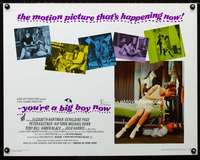 d732 YOU'RE A BIG BOY NOW half-sheet movie poster '67 Francis Ford Coppola