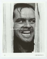 k147 SHINING portrait 8x10 movie still '80 classic Jack Nicholson!