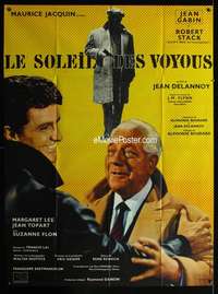 m533 ACTION MAN French one-panel movie poster '67 Robert Stack, Jean Gabin