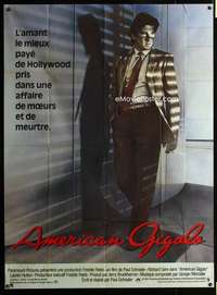 m538 AMERICAN GIGOLO French one-panel movie poster '80 Richard Gere