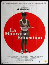 m547 BAD EDUCATION French one-panel movie poster '04 Pedro Almodovar