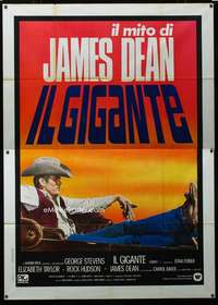 m040 GIANT Italian two-panel movie poster R83 full-length James Dean!