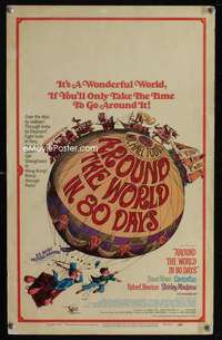 m247 AROUND THE WORLD IN 80 DAYS window card movie poster R68 all-stars!
