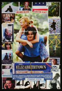 p113 ELIZABETHTOWN DS advance Australian mini movie poster '05 Bloom, Dunst