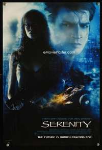 p130 SERENITY #1 DS Australian mini movie poster '05 Joss Whedon, sci-fi!