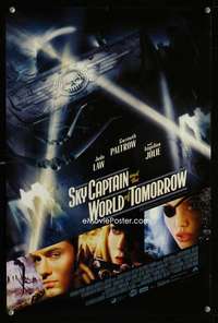 p132 SKY CAPTAIN & THE WORLD OF TOMORROW DS Australian mini movie poster '04