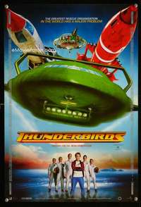 p135 THUNDERBIRDS DS Australian mini movie poster '04 Bill Paxton