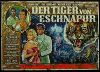 p085 JOURNEY TO THE LOST CITY German 33x47 movie poster '59 Fritz Lang