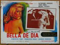 p162 BELLE DE JOUR Mexican movie lobby card '68 sexy Catherine Deneuve!