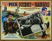 p176 GUNFIGHTER Mexican movie lobby card '50 Gregory Peck