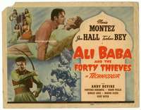 r206 ALI BABA & THE FORTY THIEVES movie title lobby card '43 Maria Montez